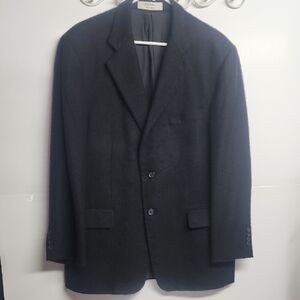 John W Nordstrom 100% Cashmere Fabric By Loro Piana & Citaly Blazer Sz 42